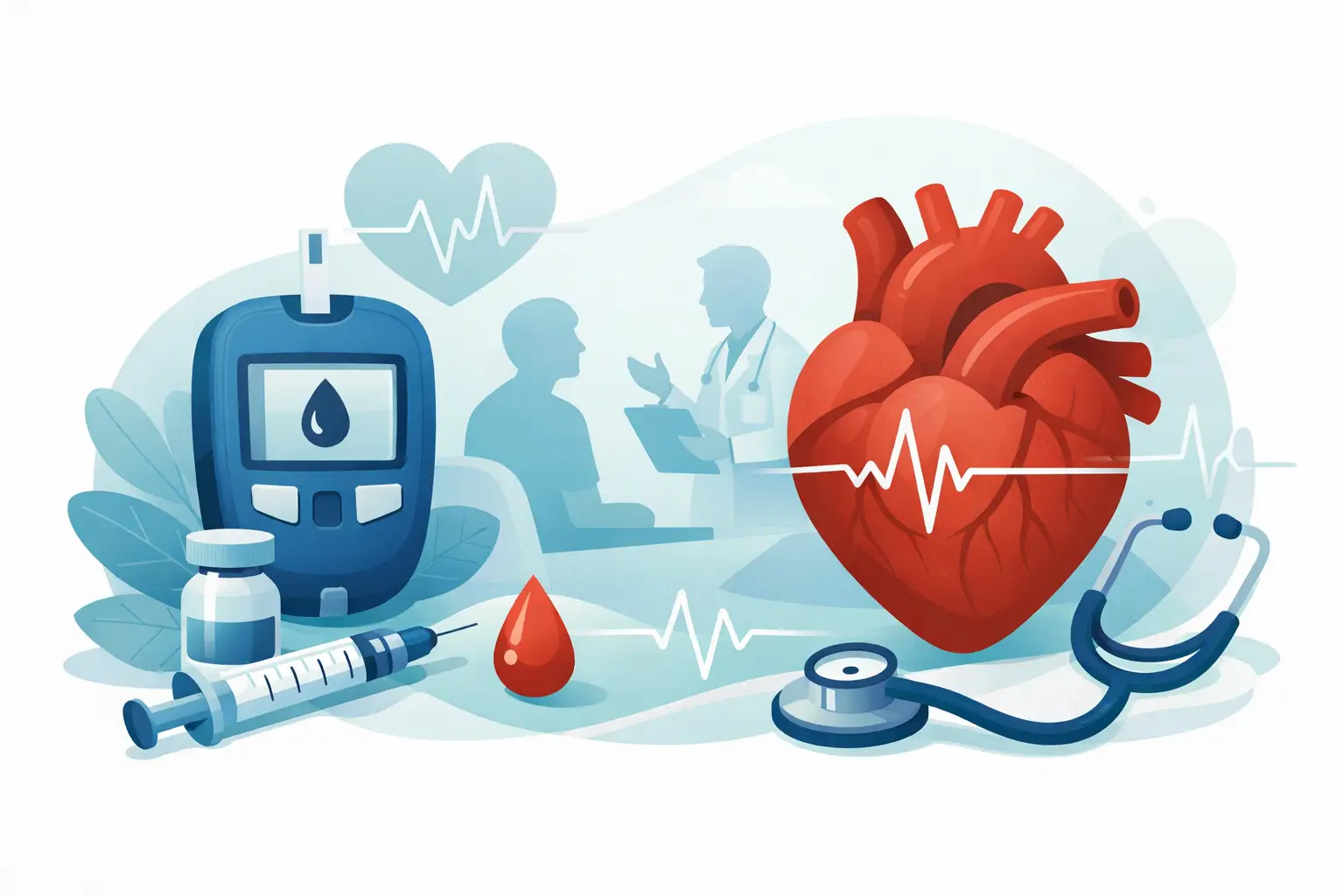 Diabetes e coração: por que o acompanhamento cardiovascular é importante?