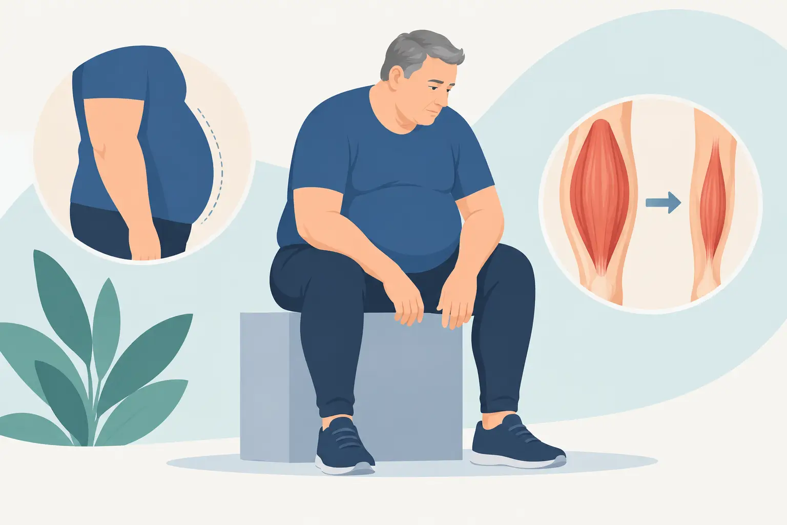 Obesidade sarcopênica: quando o excesso de gordura esconde a perda muscular